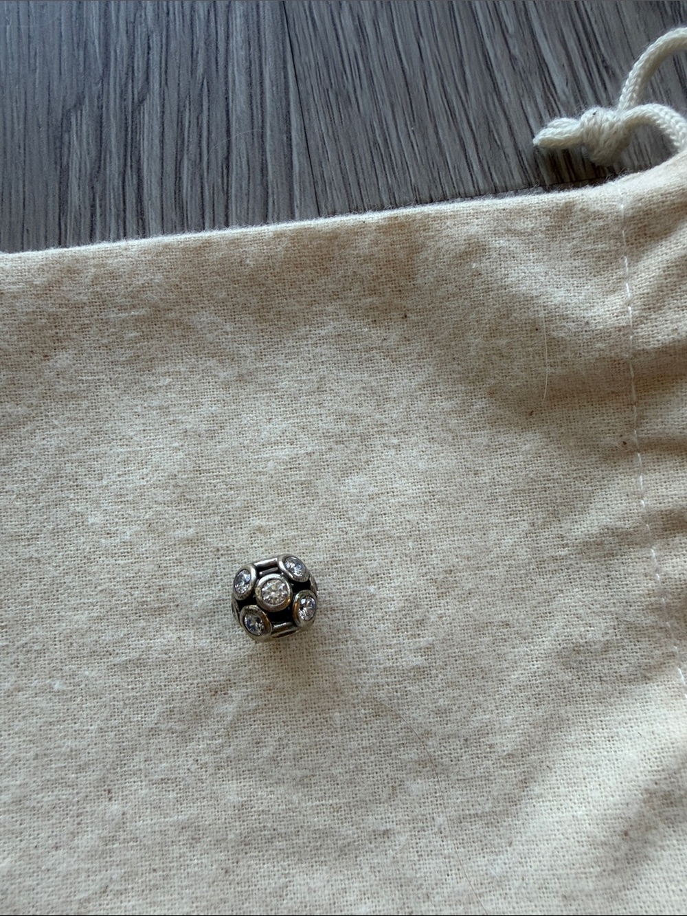 Silver Sparkling Charm Bead - Women Accessories